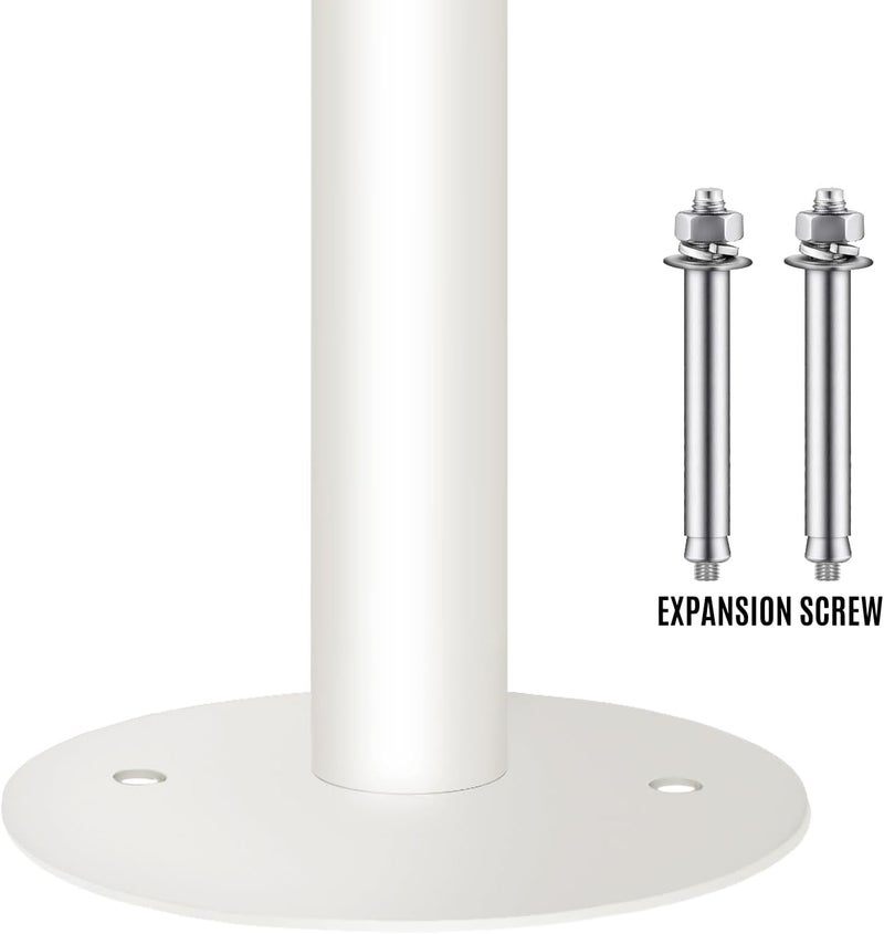 VNAKER Outdoor Cigarette Butt Receptacle 43-inch White/Metals Standing Ashtray for Patio, Offices, Home, Restaurants, Backyard (White) - Image 4